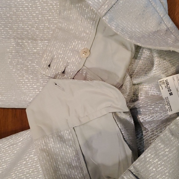 *SALE* Dolce & Gabbana silver stripe slacks - Picture 10 of 11